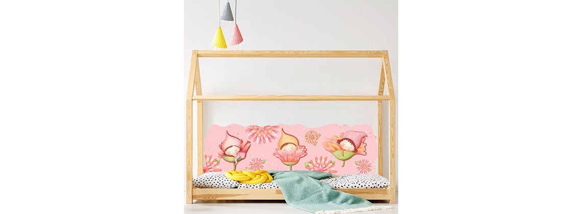 Kindersticker - Wandschutz hinterm Bett mit Kobolden